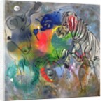 Zebra Mares, 1988 by Jane Deakin