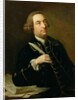 Portrait of John Christopher Smith, musician and amanuensis of Handel by Johann Zoffany