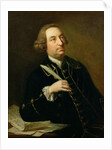 Portrait of John Christopher Smith, musician and amanuensis of Handel by Johann Zoffany