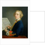 Portrait of Francesco Geminiani, Italian violinist by Andrea Soldi