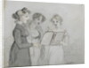 Oratorio performance at the Drury Lane Theatre, part three of a triptych, 1814 by John Nixon