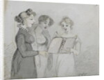 Oratorio performance at the Drury Lane Theatre, part three of a triptych, 1814 by John Nixon