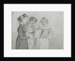 Oratorio performance at the Drury Lane Theatre, part three of a triptych, 1814 by John Nixon