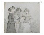 Oratorio performance at the Drury Lane Theatre, part three of a triptych, 1814 by John Nixon