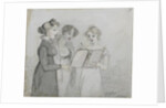 Oratorio performance at the Drury Lane Theatre, part three of a triptych, 1814 by John Nixon