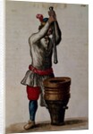 Processing of treacle from the 'Illustrated book of Venetian Costumes' by Jan van Grevenbroeck