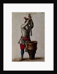 Processing of treacle from the 'Illustrated book of Venetian Costumes' by Jan van Grevenbroeck