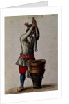 Processing of treacle from the 'Illustrated book of Venetian Costumes' by Jan van Grevenbroeck