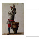 Processing of treacle from the 'Illustrated book of Venetian Costumes' by Jan van Grevenbroeck