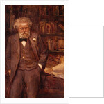 Portrait of the Italian poet Giosue' Carducci, by Alessandro Milesi by Alessandro Milesi