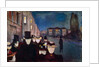 Evening on Karl Johan, 1892 by Edvard Munch