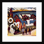 View of Lake Constance at Kreuzlingen, 1917 by Ernst Ludwig Kirchner