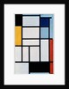 Composition with red, black, yellow, blue and grey, 1921 by Piet Mondrian