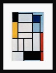 Composition with red, black, yellow, blue and grey, 1921 by Piet Mondrian