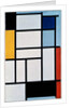 Composition with red, black, yellow, blue and grey, 1921 by Piet Mondrian