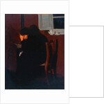 At the stove, 1905 by Oscar Ghiglia