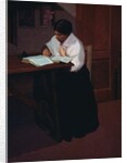 Woman writing, 1908 by Oscar Ghiglia