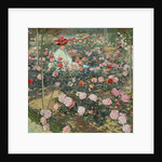 Mrs Ojetti in the rose garden, 1907 by Oscar Ghiglia