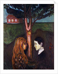 Eyes in eyes, 1894 by Edvard Munch