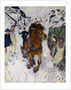 Galloping horse, 1910, by Edvard Munch. Norway, 20th century. by Edvard Munch