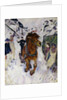 Galloping horse, 1910, by Edvard Munch. Norway, 20th century. by Edvard Munch