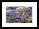 Bathing man, 1918 by Edvard Munch