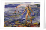 Bathing man, 1918 by Edvard Munch