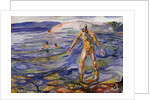Bathing man, 1918 by Edvard Munch