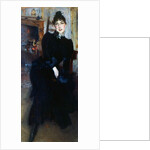 Alaide Banti at the fireplace by Giovanni Boldini