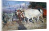 Ox cart, 1885 by Giovanni Boldini