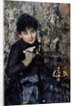 Woman with inkwell, ca 1875 by Antonio Mancini