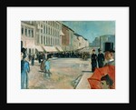 Music on Karl Johan Street, 1889 by Edvard Munch
