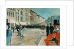 Music on Karl Johan Street, 1889 by Edvard Munch
