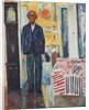 Self-portrait, Between the Clock and the Bed, 1940-1942 by Edvard Munch