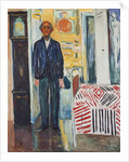 Self-portrait, Between the Clock and the Bed, 1940-1942 by Edvard Munch