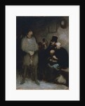 The waiting room, 1850 by Honore Daumier