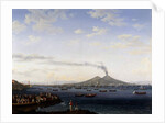 The return of the fleet from Algeria to the Bay of Naples, 1787 by Jacob-Philippe Hackert