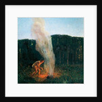 Column of smoke, 1900, by Plinio Nomellini by Plinio Nomellini