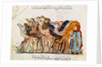 Ms Ar 5847 f.101, Herd of camels by Yahya ibn Mahmud Al-Wasiti