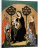 Madonna with Child and Saint Catherine, Saint Nicolas and Donor by Gentile da Fabriano