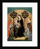 Madonna with Child and Saint Catherine, Saint Nicolas and Donor by Gentile da Fabriano