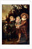 Three children with goat cart, c.1620 by Frans Hals