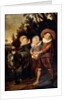 Three children with goat cart, c.1620 by Frans Hals