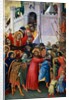 The Carrying of the Cross, wing of devotional retable, Orsini Polyptych, c.1335 by Simone Martini