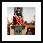 Madonna and Child between Saint Nicasius and Saint Francis, also known as Castelfranco Madonna, c.1502 by Giorgione