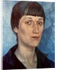 Portrait of Anna Akhmatova, Russian poet, 1922 by Kuzma Sergeevich Petrov-Vodkin