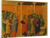 Altarpiece: Christ accused by the Pharisees by Duccio di Buoninsegna