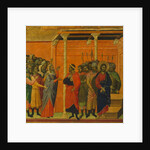 Altarpiece: Christ accused by the Pharisees by Duccio di Buoninsegna
