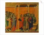 Altarpiece: Christ accused by the Pharisees by Duccio di Buoninsegna