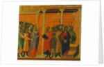 Altarpiece: Christ accused by the Pharisees by Duccio di Buoninsegna